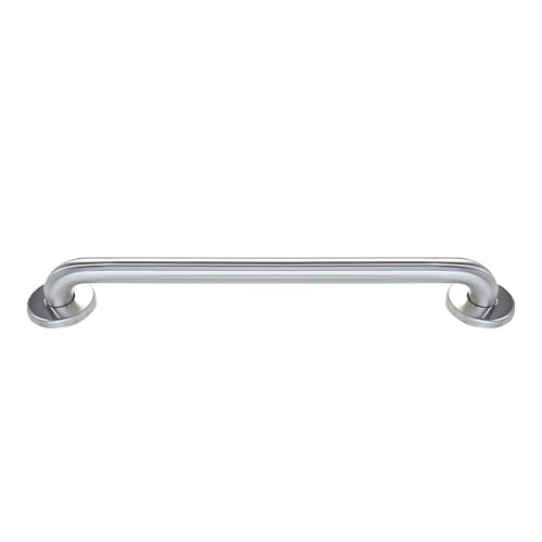 Grab Bar for Bathtub Shower - 1.5" Dia. / Stairs Bed Toilet Bathroom / Stand Assist & Safety Handrail / 304 Stainless Steel / Smooth Grip / 24" - color: Stainless Steel, size: 24 in. Smooth Grip