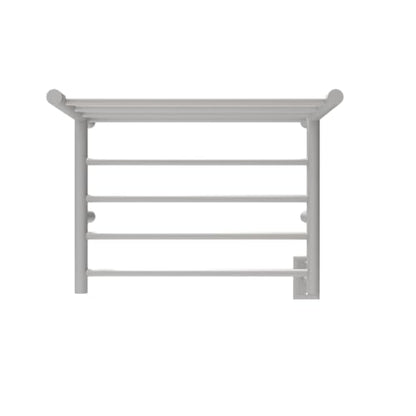 Amba RSH-B Radiant Shelf Hardwired Plug-in Combo 8 Bar Towel Warmer in Brushed - color: Brushed