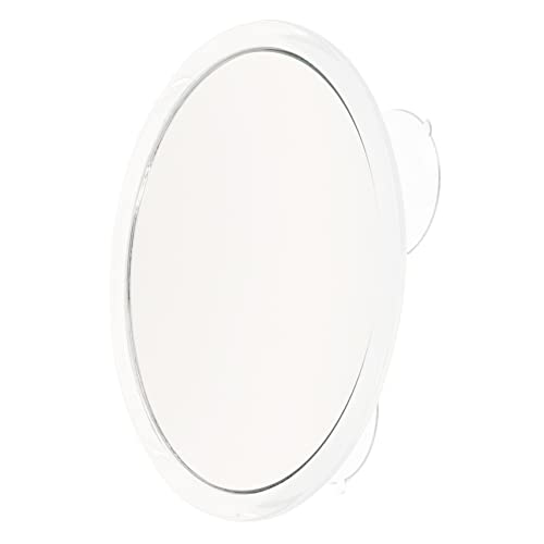 GALPADA Round Magnifying Mirror Lighted Makeup Mirror Suction Cup Vanity for Bathroom