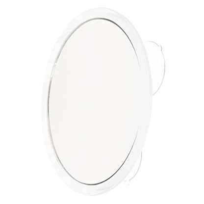 GALPADA Round Magnifying Mirror Lighted Makeup Mirror Suction Cup Vanity for Bathroom