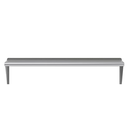 AmGood 48" Long X 12" Deep Stainless Steel Wall Shelf | NSF Certified | Appliance & Equipment Metal Shelving | Kitchen, Restaurant, Garage, Laundry, Utility Room - size: 48" Long X 12" Deep