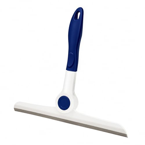 Window Squeegee for Glass Doors，All-Purpose 9.7” Window Cleaning Squeegee, Handheld for Windows, Car Windshields & More，Blue (9.7" Window Squeegee)