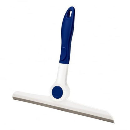 Window Squeegee for Glass Doors，All-Purpose 9.7” Window Cleaning Squeegee, Handheld for Windows, Car Windshields & More，Blue (9.7" Window Squeegee)
