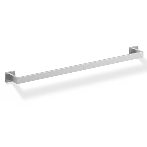 HITSLAM Bath Towel Bar, 30 Inch Towel Rack for Bathroom Wall Mounted, 2-Section Easy Assembly Design, SUS304 Stainless Steel Towel Holder, Brushed Nickel - color: Brushed Nickel, size: 30 Inch (Total Length 31.6 Inch)