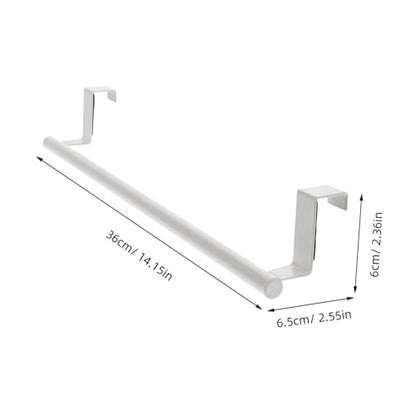 Stainless Steel Over Cabinet Towel Rack Large Kitchen Bathroom Storage Holder with Spacious Single Bar for Multiple Towels Family Use