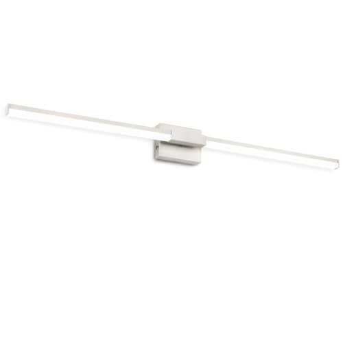 SOLFART Vanity Lighting Fixtures 48-Inch: Brushed Nickel Dimmable Bathroom Light Fixtures Over Mirror, Built-in Dimmer, Thickened Aluminum Body, 360 Degree Rotation, ETL IP44 - color: Brushed Nickel-6000K, 5-Step Brightness Control, size: 48 inch