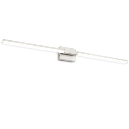 SOLFART Vanity Lighting Fixtures 48-Inch: Brushed Nickel Dimmable Bathroom Light Fixtures Over Mirror, Built-in Dimmer, Thickened Aluminum Body, 360 Degree Rotation, ETL IP44 - color: Brushed Nickel-6000K, 5-Step Brightness Control, size: 48 inch