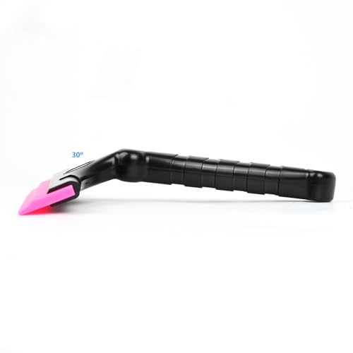 EHDIS 2PCS Flexible 8-Inch Silicone Squeegee Window Tint Tool Auto Water Blade, Shower Squeegee for Car Windshield, Glass, Tiles, and Smooth Surfaces - color: Pink