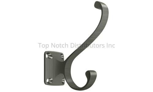 Deltana CAHH35U15A Solid Brass Heavy Duty Coat and Hat Hook - color: Nickel