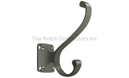 Deltana CAHH35U15A Solid Brass Heavy Duty Coat and Hat Hook - color: Nickel