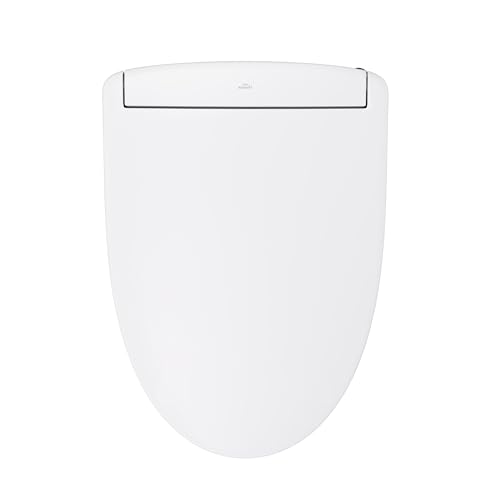 TOTO® WASHLET® S5 Electronic Bidet Toilet Seat with Instantaneous Water Heating, PREMIST and EWATER+ Wand Cleaning, Elongated, Cotton White - SW3446#01 - color: Cotton White, size: Elongated