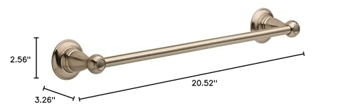 Delta Faucet Porter 18 inch Towel Bar, SpotShield Brushed Nickel , Bathroom Accessories, PTR18-BN - style: 18 inch Towel Bar