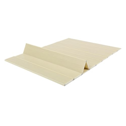 59x27.5in Bathtub Tray, Foldable Bathtub Cover Bath Insulation Cover, PVC Dustproof Shutter Bath Lid Cover Fit Most Tubs, Can Hold Wine Glass, Books, Tablets, Cellphones,Wood Grain - color: Wood Grain, size: 59x27.5in