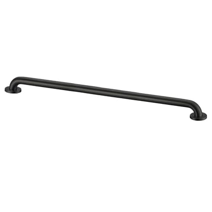 Stardrix 36-Inch ADA Compliant Grab Bar, 1.5" Diameter, Concealed Mounting Flanges, Handicap Friendly, Commercial & Residential Bathrooms, Matte Black Stainless Steel - color: Matte Black, size: 36"