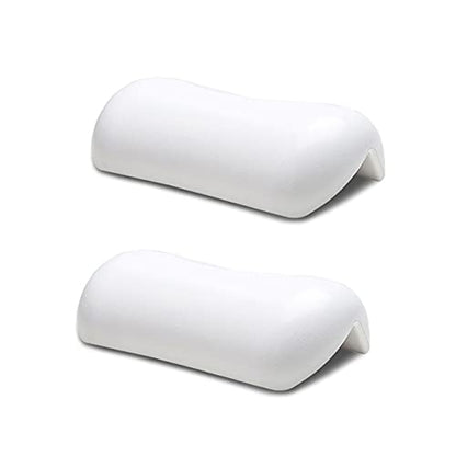 SPA Bath Pillow Non-Slip Bathtub Headrest Soft Waterproof Bath Pillows with Suction Cups Easy to Clean Bathroom Accessories (2pcs) - color: 2pcs