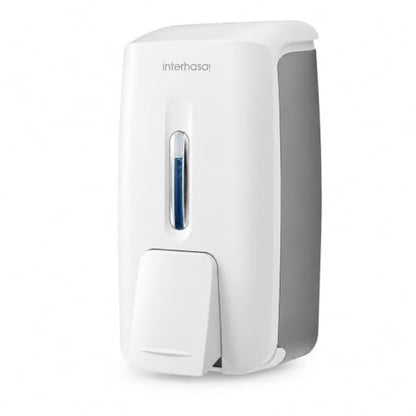 interhasa! Commercial Hand Soap Dispenser Wall Mount | Dual-Lock Design, ABS Liquid & Gel Hand Sanitizer Dispenser for Bathroom & Commercial Restaurant, 28oz/800ml - color: White