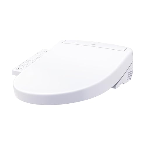 TOTO® WASHLET® S2 Electronic Bidet Toilet Seat with Instantaneous Water Heating, PREMIST and EWATER+ Wand Cleaning, Elongated, Cotton White - SW3346#01 - color: Cotton White, size: Elongated