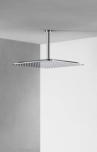 VBFF-Shower Head,rain shower head, 16 inch- Square Shower Head, 1.8 GPM Flow Rate, rainfall showerhead,VBFF10(Chrome) - color: Chrome, size: 16 Inch