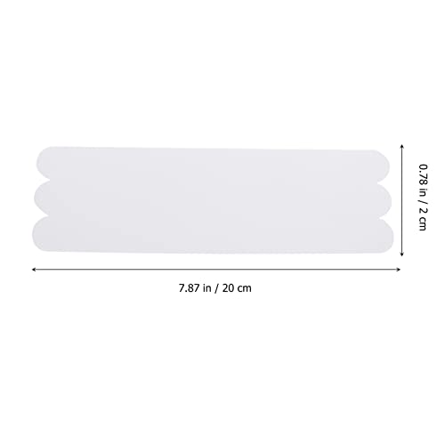 Garneck 36pcs Transparent Anti-Slip Bath Safety Strips Non-Slip Stickers for Bathtubs Showers Stairs Floors Grip for Safer Bathrooms - size: 36 Pcs