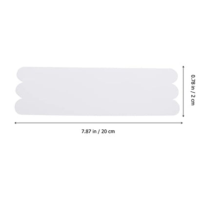 Garneck 36pcs Transparent Anti-Slip Bath Safety Strips Non-Slip Stickers for Bathtubs Showers Stairs Floors Grip for Safer Bathrooms - size: 36 Pcs
