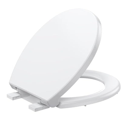 Toilet Seat Round Quick Release, Easy Installation & Release, Safe PP Material Easy Clean, Comfortable Ergonomic Design - size: Round-KP
