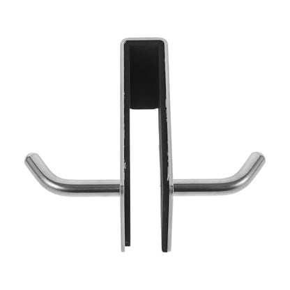 Double Hooks for Glass Shower Door, Over The Glass Towel Hooks - No Drill Bathroom Organizer, Shower Caddy for Towels, Robes, Loofahs