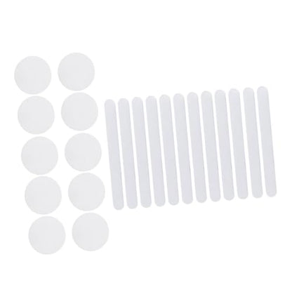 22Pcs Non Slip Transparent Bathroom Stickers Adhesive Decals for Bathtubs Stairs Removable Skid Strips Enhance Safety Smooth Surfaces Easy to Install