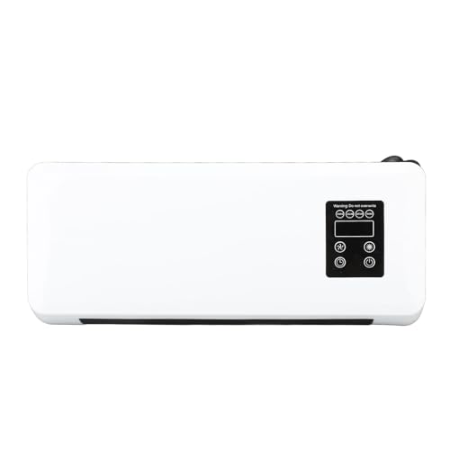 Electric Wall Heater, 1500W ABS Wall Mounted Space Heater Fast Heating Machine with Towel Drying Rack Highly Efficient Blows Nature and Hot Air Fan for Bedroom Bathroom