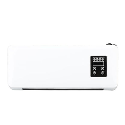 Electric Wall Heater, 1500W ABS Wall Mounted Space Heater Fast Heating Machine with Towel Drying Rack Highly Efficient Blows Nature and Hot Air Fan for Bedroom Bathroom