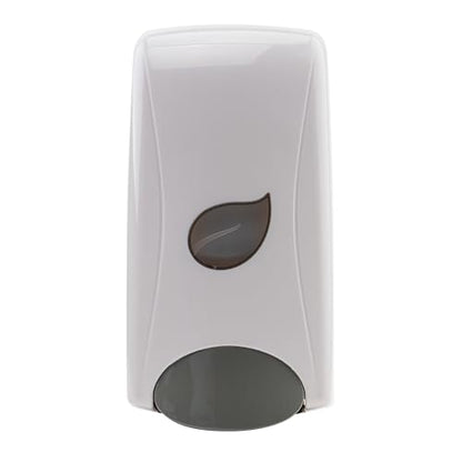 Winco 1000ml White Pur-Clean Manual Liquid Soap Dispenser | Easy push, Refillable, Commercial-grade - color: White, style: Manual Liquid