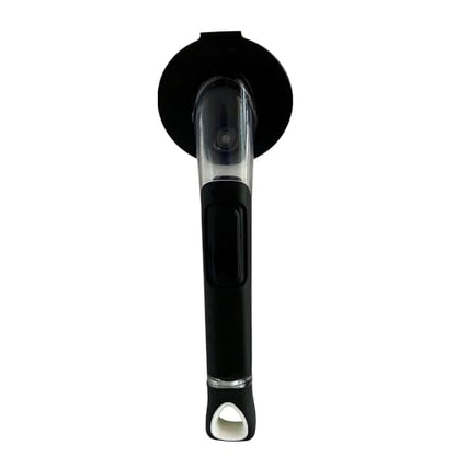 The Original Smiling Handle with Soap Dispensing for Scrub Daddy (Reg. TM) Sponge and Scrub Moji Sponge (Black) - color: Black