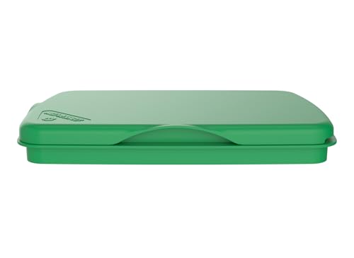 Rev-A-Shelf 32 Qt Under Sink Garbage Can Lid for Base Kitchen and Bathroom Cabinet, Replacement Plastic Trash Bin Lid Only, Green, RV-32-LID-G-1-40 - color: Green, size: 32 QT