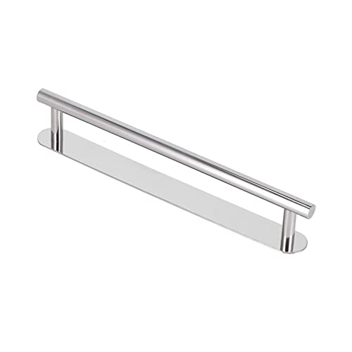 Stainless Steel Self Adhesive Towel Bar, Bathroom Towel Holder Wall Mounted No Drill Installation, Rust Towel Rack for Bath Kitchen Laundry Room (40cm) - size: 40cm