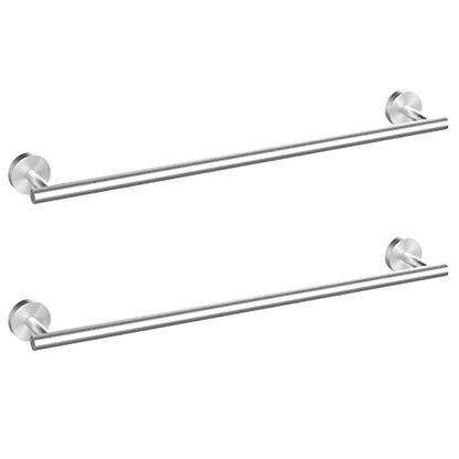 Cilee 2 Pieces Brushed Nickel Bathroom Towel Bar, 24 Inch Towel Holder | Double Towel Racks, Bathroom Towel Holder, Towel Hanger for Bathroom Stainless Steel Wall Mount - color: Brushed Nickel, size: 24inch