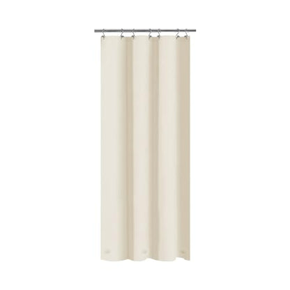 Barossa Design Stall Waterproof PEVA Shower Curtain Liner, Beige, 36x72 | Waterproof PEVA, 3 Bottom Magnets, Metal Grommets, Lightweight Plastic Shower Liner 36x72 Inches for Small Bathroom Stall - color: Beige, size: 36"W x 72"L (Pack of 1)