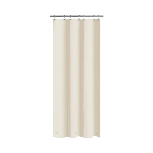 Barossa Design Stall Waterproof PEVA Shower Curtain Liner, Beige, 36x72 | Waterproof PEVA, 3 Bottom Magnets, Metal Grommets, Lightweight Plastic Shower Liner 36x72 Inches for Small Bathroom Stall - color: Beige, size: 36"W x 72"L (Pack of 1)