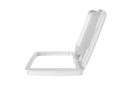 Rev-A-Shelf 32 Qt Under Sink Garbage Can Lid for Base Kitchen and Bathroom Cabinet, Replacement Plastic Trash Bin Lid Only, White, RV-32-LID-1-40 - color: White, size: 32 QT