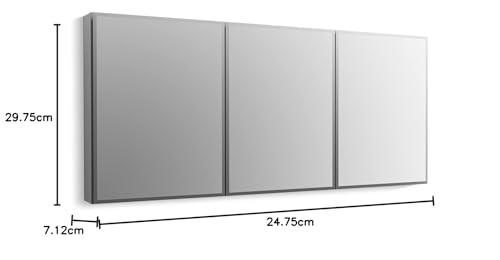Kohler Frameless Bathroom Mirror Medicine Cabinet, 20 in x 26 in - size: 20 in. x 26 in., style: Beveled Edge