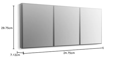 Kohler Frameless Bathroom Mirror Medicine Cabinet, 20 in x 26 in - size: 20 in. x 26 in., style: Beveled Edge