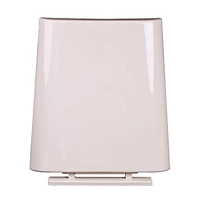Toilet Seat Trapezoid with Quick Release Function, Toilet Seat Lid for Easy Cleaning and Installation with Dual Fixing and Adjustable Hinges - color: Pink