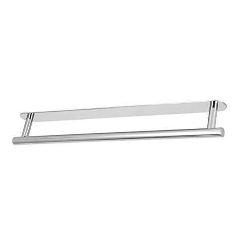 Stainless Steel Self Adhesive Towel Bar, Bathroom Towel Holder Wall Mounted No Drill Installation, Rust Towel Rack for Bath Kitchen Laundry Room (50cm) - size: 50cm
