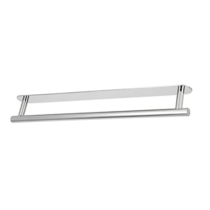 Stainless Steel Self Adhesive Towel Bar, Bathroom Towel Holder Wall Mounted No Drill Installation, Rust Towel Rack for Bath Kitchen Laundry Room (50cm) - size: 50cm