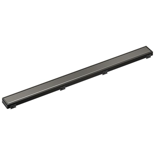 Delta Faucet 36-Inch Reversible Linear Shower Drain Trim in Black Stainless - color: Black Stainless