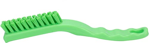 SPARTA Detail Brush Grout Brush, Crevice Brush with Hanging Hole for Bathroom, Kitchens, Countertop, Plastic, 9 Inches, Lime - color: Lime, size: 9 Inches