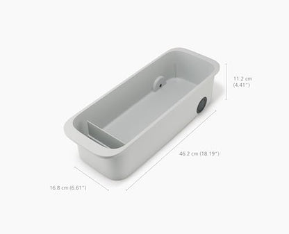 Joseph Joseph CupboardStore Easy-Access Wheeled Storage Caddy – Under-Sink Kitchen Organizer, Made from Recycled Plastic - size: Regular