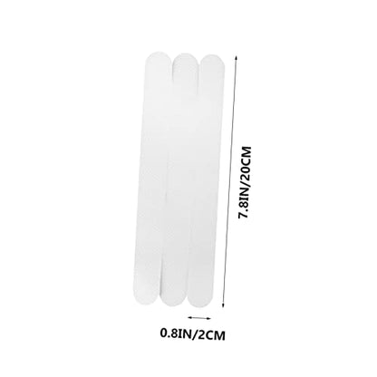 TIDTALEO Anti-Slip Tape for Bathroom Waterproof Adhesive Bath Safety Strips 2cm x 0cm Non-Slip Stickers for Bathtubs Showers and Floors - size: 6 pcs