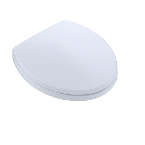 TOTO® SoftClose®Slow Close Round Toilet Seat and Lid,Cotton White - SS113#01 - color: Cotton White, size: Round