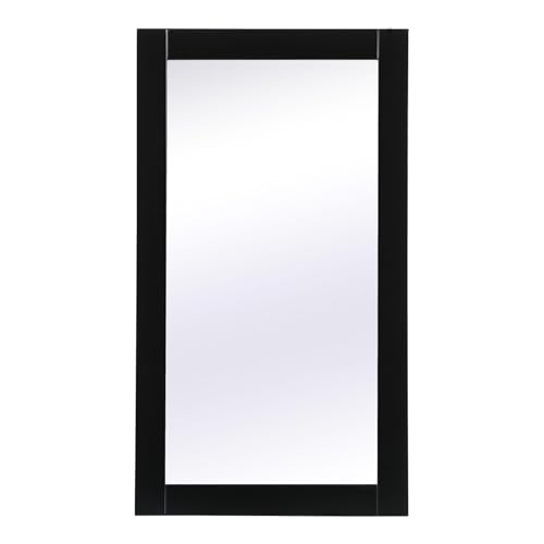 Envision, Aqua Vanity Mirror 18X32 Inch in, Modern, Black - color: Black, size: 32"L x 18"W