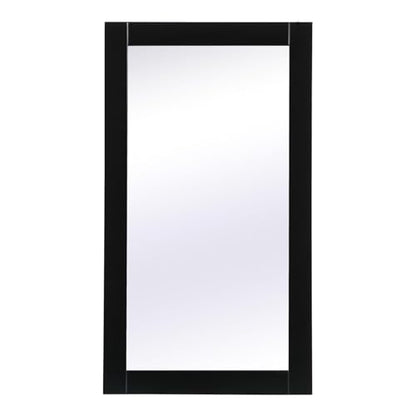 Envision, Aqua Vanity Mirror 18X32 Inch in, Modern, Black - color: Black, size: 32"L x 18"W