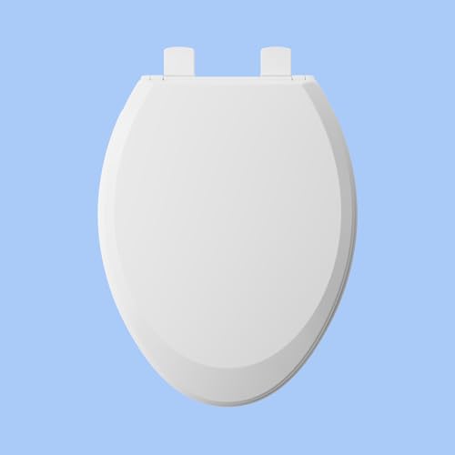 TUSHY Elongated Toilet Seat with Soft-Close, Fits All Bidet Attachments | Basic Install 6 Minutes, Quick-Release for Easy Cleaning, Non-Slip Pads